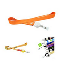 Polyester Lanyard With Retractable Badge Holder